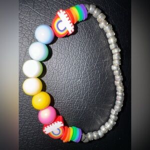 Colorful Rainbow Beaded  Bracelet